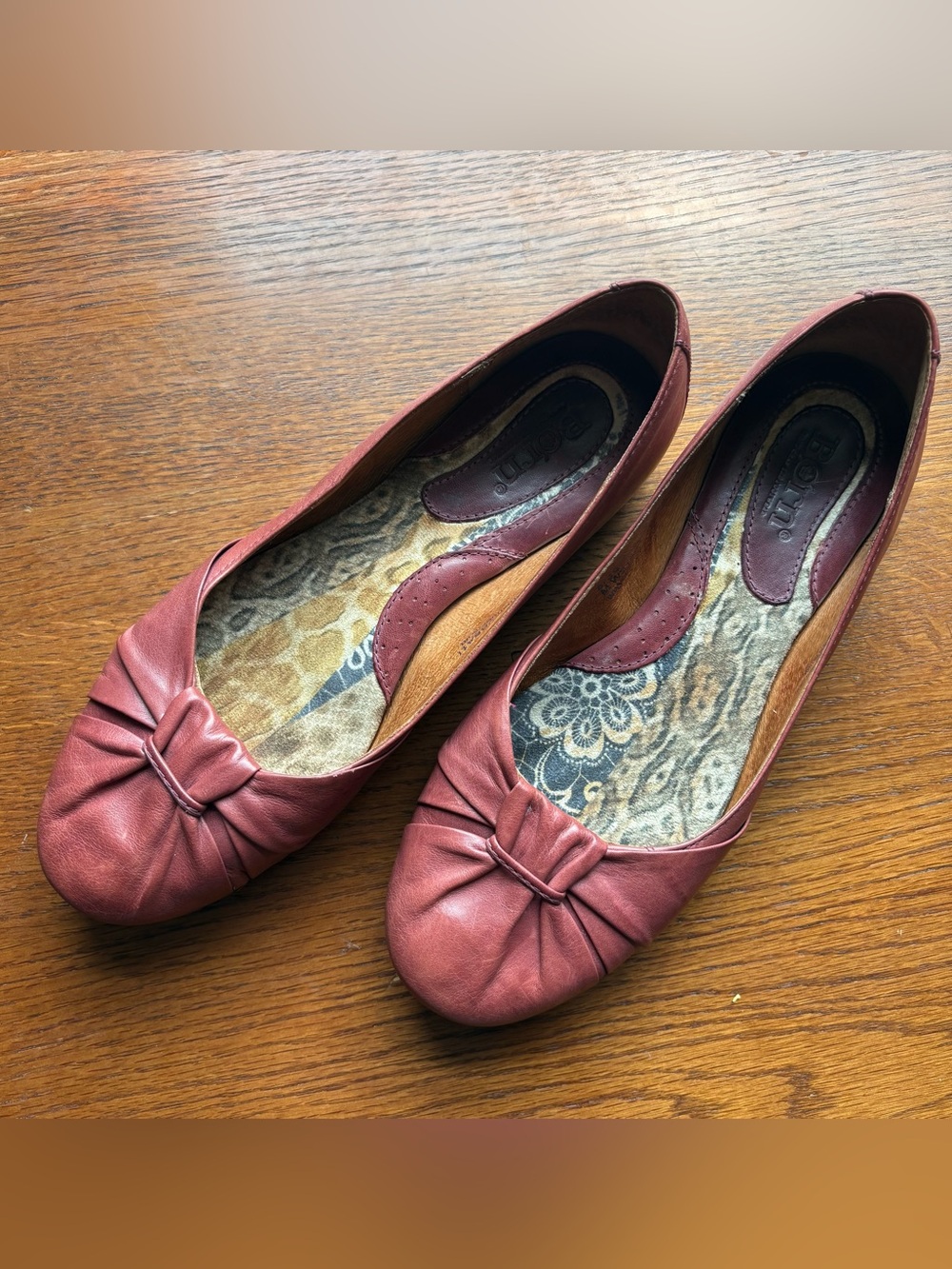 Born Women's Ballet Flats in Mauve Rose
